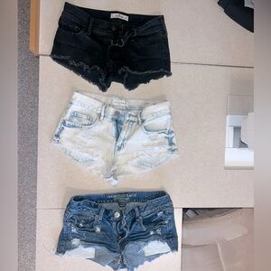 Jean Shorts - Bullhead, American Eagle, Hollister
